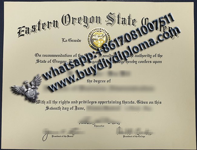 Get Novelty eastern oregon state college Credentials