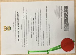 South Africa Credentials of Authentication