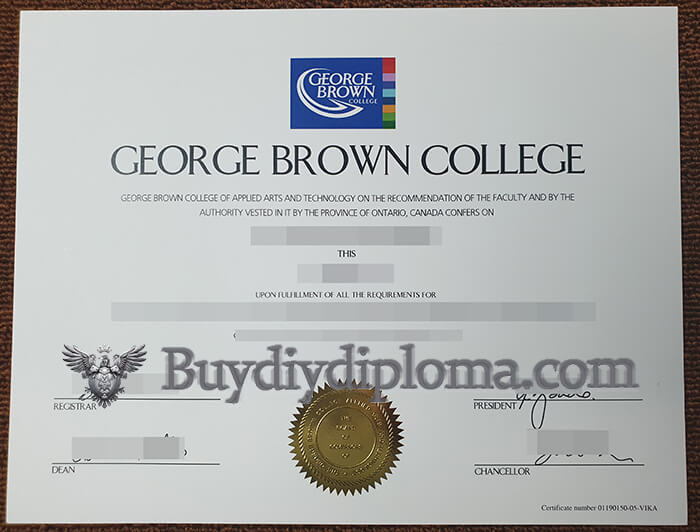 Purchase a Novelty George Brown College Qualification,  Request Novelty Qualification in Canada