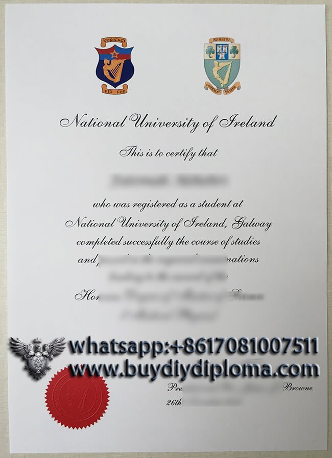 Novelty National University of Ireland Credentials, Get a Qualification