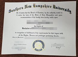 Southern New Hampshire University Credentials