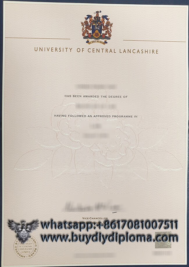 University of Central Lancashire Novelty Credentials, Get Novelty Qualification online