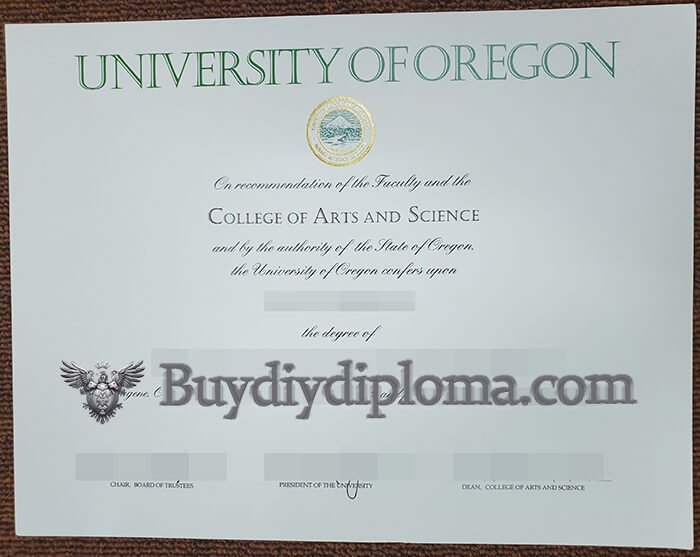 University of Oregon Credentials