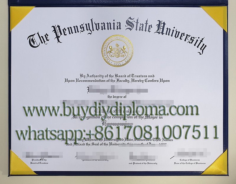 How much to Get a Novelty Pennsylvania State University Qualification online