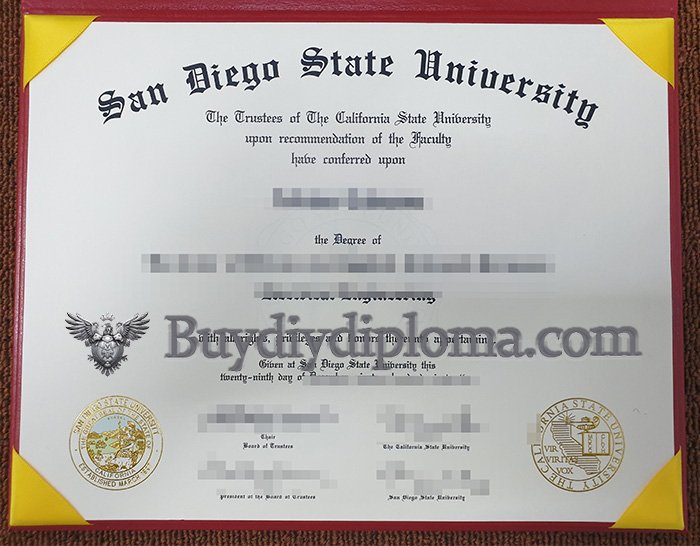 Get a Novelty San Diego State University Qualification online