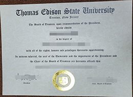 Thomas Edison State University Credentials?  Get Novelty Thomas Edison State University Qualification