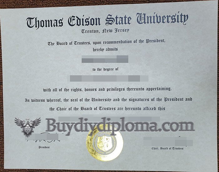 Thomas Edison State University Credentials