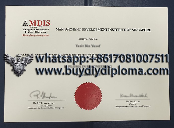 Novelty Management Development Institute of Singapore Qualification 