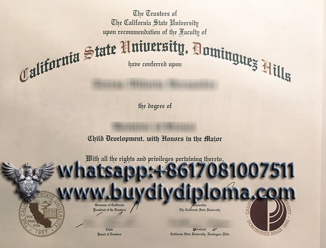 Get Novelty CSUDH Credentials from USA? Get a Credentials