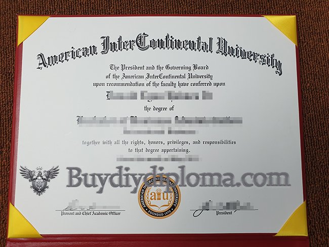 Novelty American InterContinental University Credentials in the USA?
