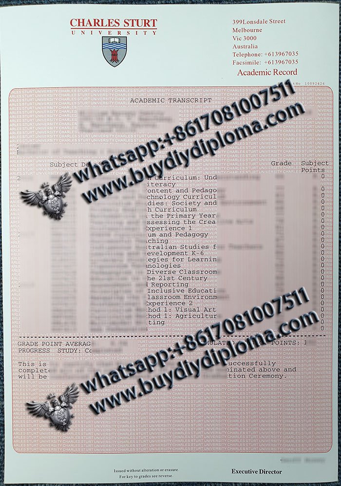 Novelty Charles Sturt University Academic record, Novelty CSU Academic record, Novelty college Academic record,