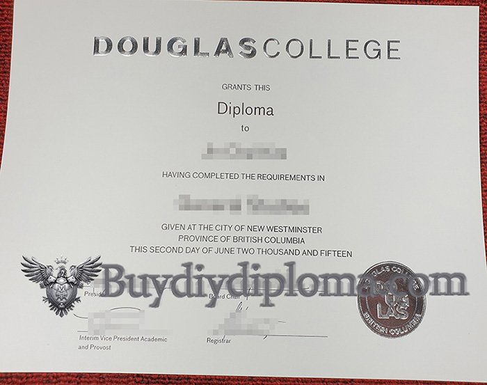 What's the fees to make a Novelty Douglas College Credentials