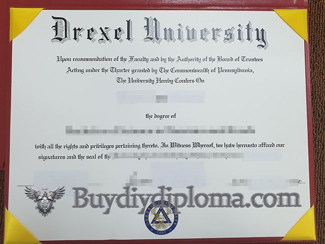 get a 100% copy of Drexel University Credentials online