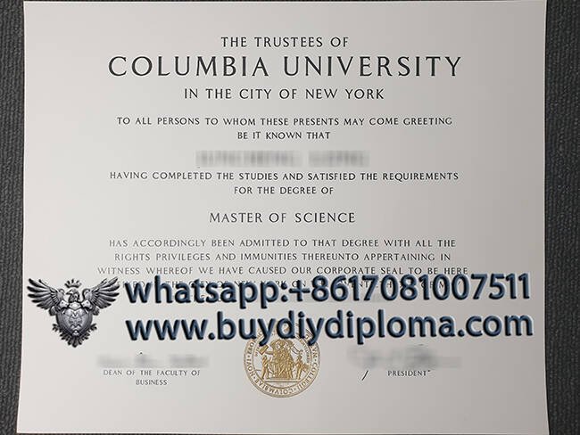 Get A Novelty Columbia University Credentials