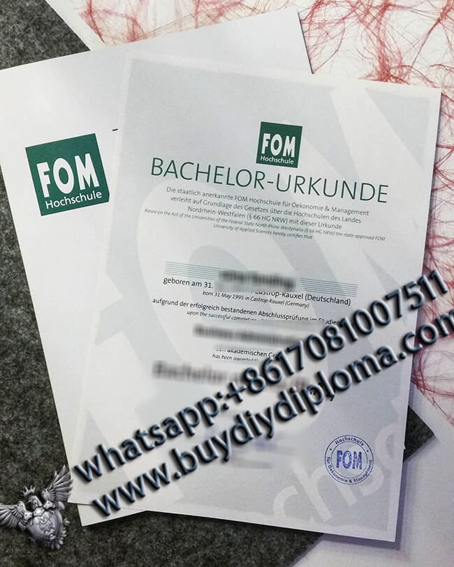 How to Purchase a High Quality FOM Hochschule Credentials(BA Qualification 2021)?