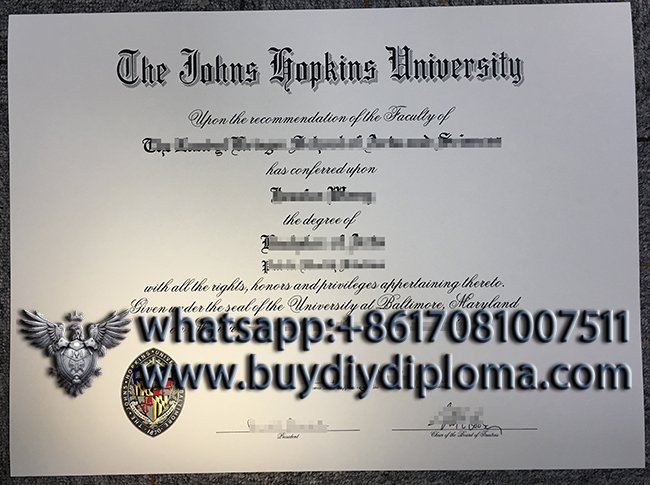 Obtain a Novelty Johns Hopkins University Credentials, Get JHU Qualification