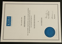 KDU University Credentials