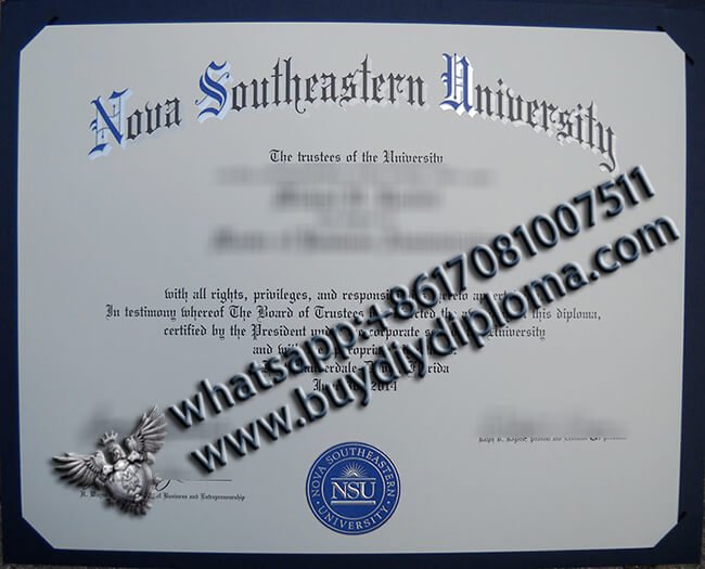 NSU Credentials, Nova Southeastern University Qualification Credentials