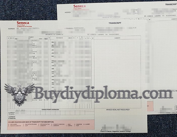 Rules to make a Novelty Seneca College Academic record, Novelty college Academic record