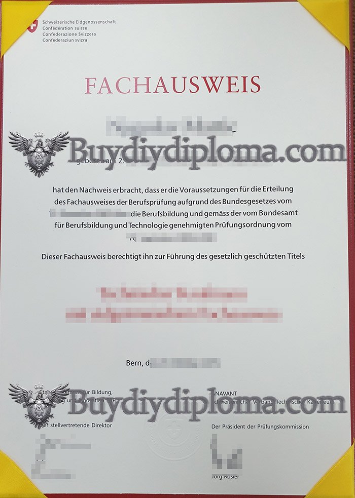 Simple way to make a Novelty FachauSweis Credentials