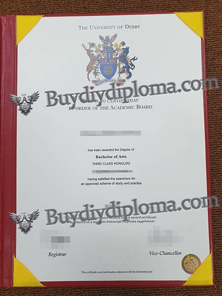 Get a Novelty University of Derby Qualification Before