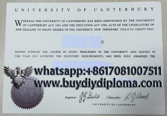 The best site to get a Novelty University of Canterbury Credentials online