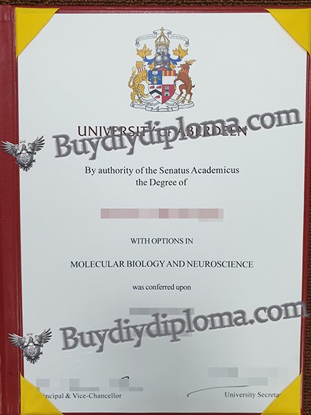 Get University of Aberdeen Novelty Credentials Online