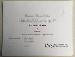 UNIVERSITY OF THE WEST of SCOTLAND Novelty Credentials