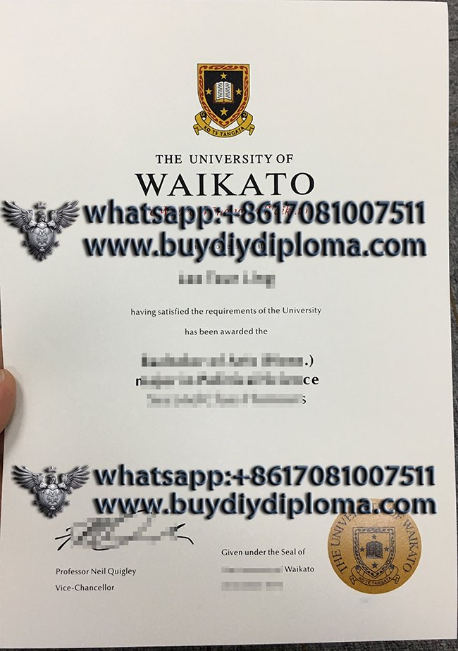 How to Get a 100% copy of University of Waikato Credentials online