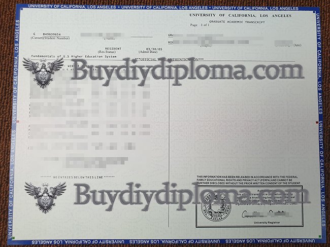 UCLA Academic record