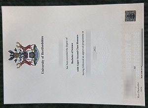 University of Hertfordshire Qualification sample