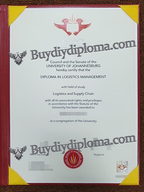 University of Johannesburg Novelty Credentials