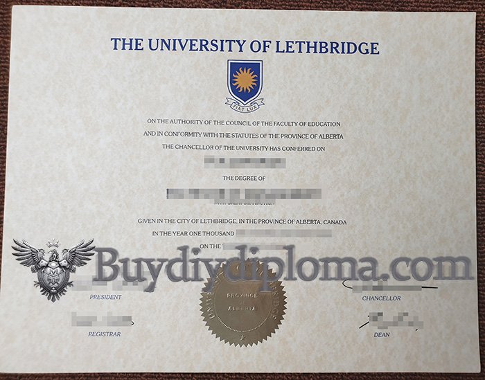 Get A Novelty University of Lethbridge Credentials at Affordable Price