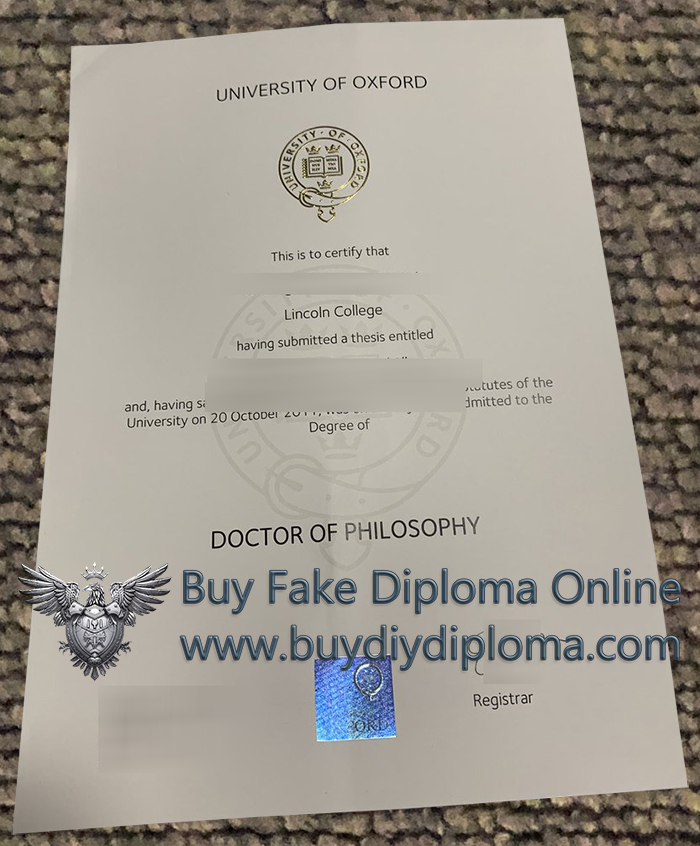 University of Oxford Qualification 2023