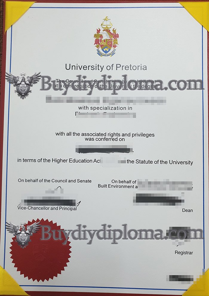 Reasons to Request a Novelty University of Pretoria Credentials online