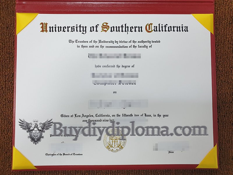 Novelty University of Southern California Credentials