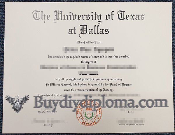 Novelty University of Texas at Dallas Credentials