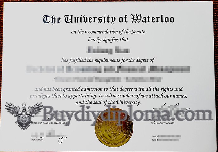 Get A Realistic Novelty University of Waterloo Credentials