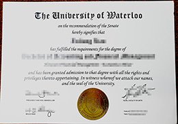 Novelty University of Waterloo Credentials, Get University of Waterloo Qualification