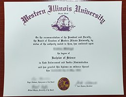 Western Illinois University Novelty Credentials