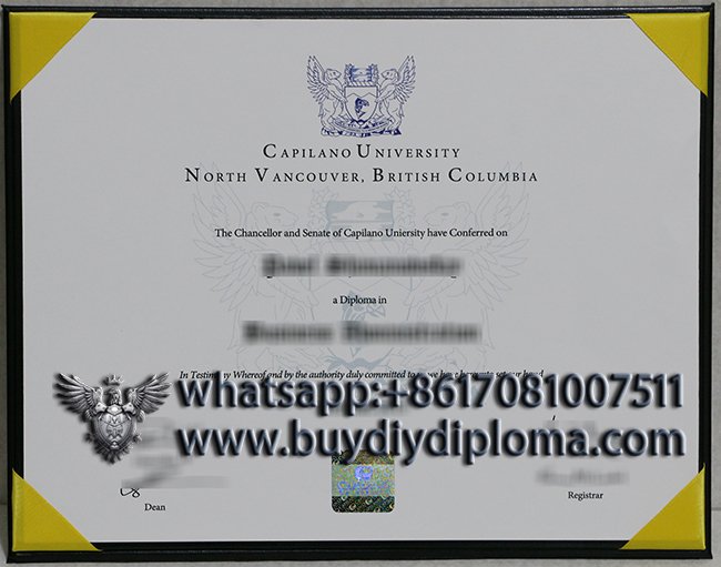 Get a Novelty Capilano University Credentials in Canada