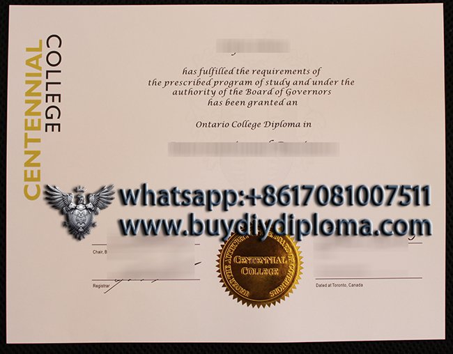 Get a Novelty Centennial College Credentials in Canada