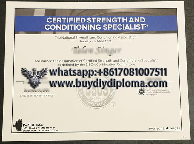 Credentials Strength and Conditioning Specialist, Novelty CSCS Credentials
