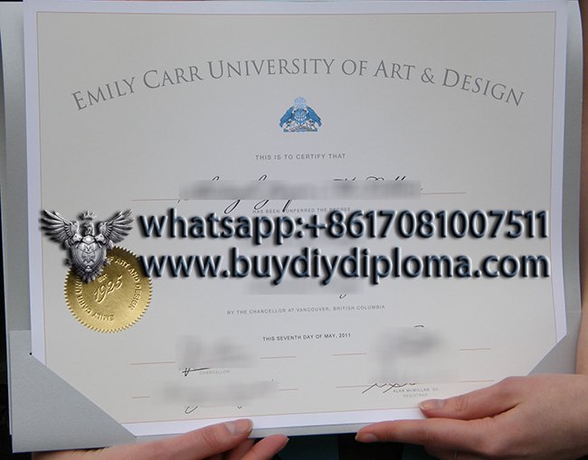 Get a Novelty Emily Carr University of Art and Design Credentials