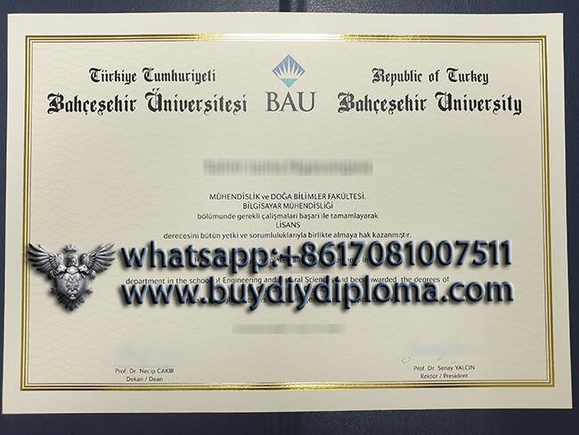 Get Bahçeşehir University Qualification, Get BAU Credentials Online