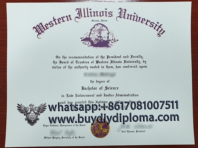 Get Your Western Illinois University Novelty Credentials