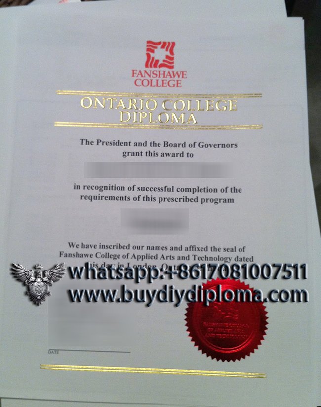  Get a Novelty Fanshawe College Credentials online