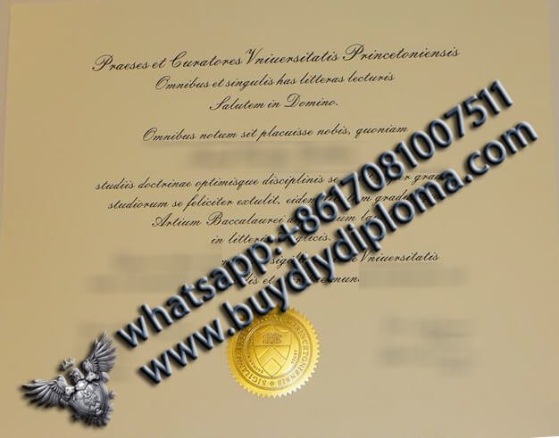 Princeton University Credentials, Princeton University Credentials Qualification Sample