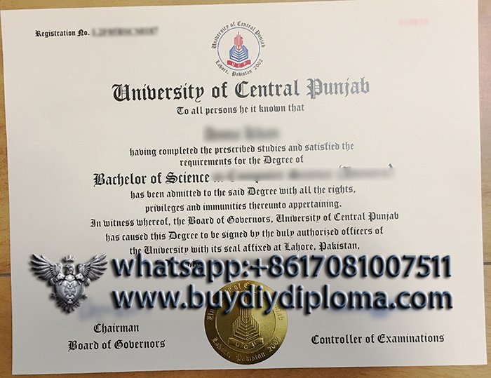 Earned From A Novelty University of Central Punjab(UCP) Credentials