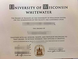 University of Wisconsin–Whitewater Credentials